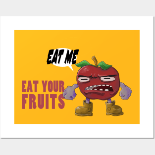 Eat More Apples Posters and Art